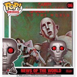 FIGURA POP QUEEN NEWS OF THE WORLD WITH ALBUM CASE