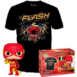 SET FIGURA POP &38 TEE DC COMICS THE FLASH