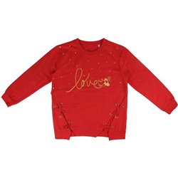 SUDADERA COTTON BRUSHED MINNIE - ROJO