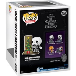 FIGURA POP DISNEY DELUXE PESADILLA ANTES DE NAVIDAD 30TH ANNIVERSARY JACK SKELLINGTON WITH CHRISTMAS DOOR