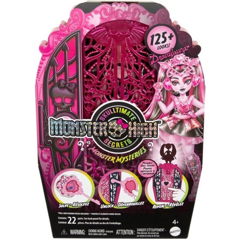 MUÑECA DRACULAURA + ARMARIO MONSTER HIGH SKULLTIME SECRETS - Teknashop Ltd