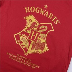 PIJAMA CORTO SINGLE JERSEY PUNTO HARRY POTTER DARK RED