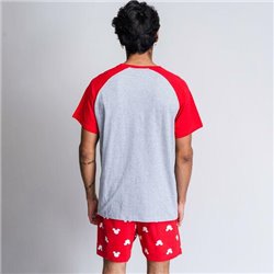 PIJAMA CORTO SINGLE JERSEY PUNTO MICKEY RED