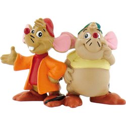 FIGURA GUS &#38; JAQ CENICIENTA DISNEY 6CM