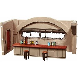 ESCENARIO NEVARRO CANTINA + FIGURA IMPERIAL DEATH TROOPER MANDALORIAN STAR WARS