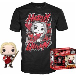 SET FIGURA POP & TEE DC COMICS ESCUADRON SUICIDA HARLEY QUINN