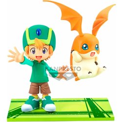 FIGURA TAKERU & PATAMON ADVENTURE ARCHIVES DIGIMON ADVENTURE 15CM