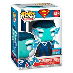 FIGURA POP DC COMICS SUPERMAN BLUE EXCLUSIVE