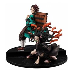 FIGURA KAMADO BROTHER AND SISTER PRECIOUS G.E.M. SERIES DEMON SLAYER KIMETSU NO YAIBA 17CM