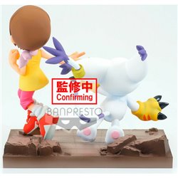 FIGURA HIKARI Y TAILMON ADVENTURE ARCHIVES DIGIMON ADVENTURE 12CM