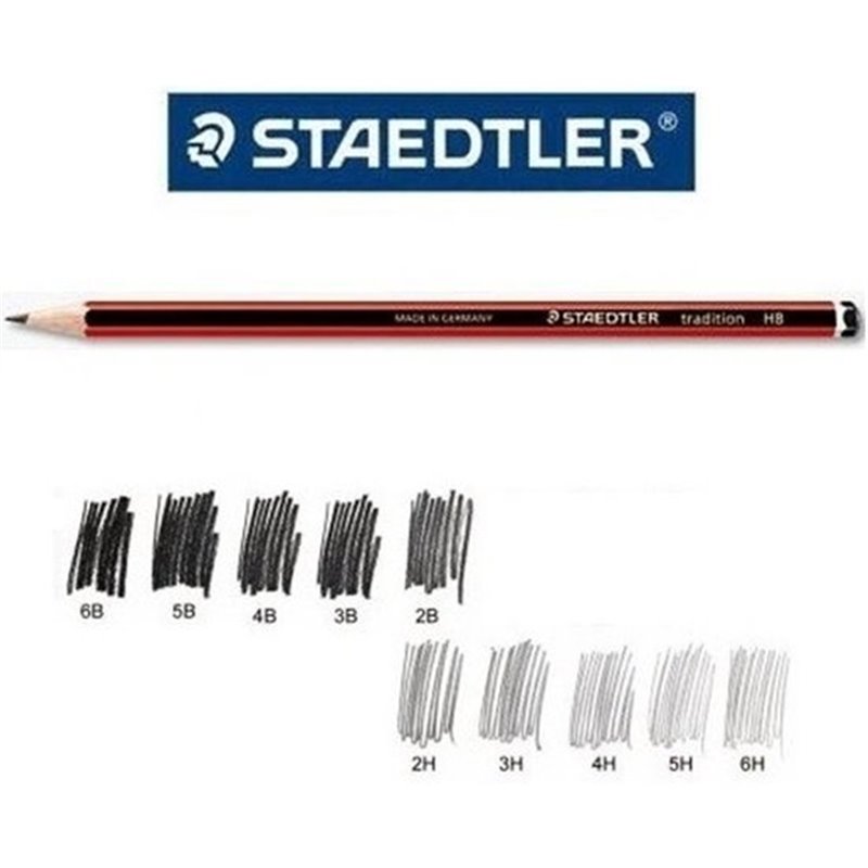 LÁPIZ STAEDTLER TRADITION 110 - 4B, COLOR - 1 UNIDAD - Teknashop Ltd