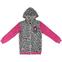 SUDADERA CON CAPUCHA CORAL FLEECE LOL - GRIS 