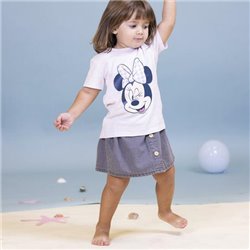 CAMISETA CORTA SINGLE JERSEY MINNIE PURPLE