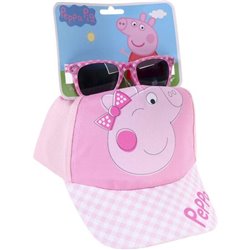 GORRA SET GAFAS DE SOL PEPPA PIG PINK