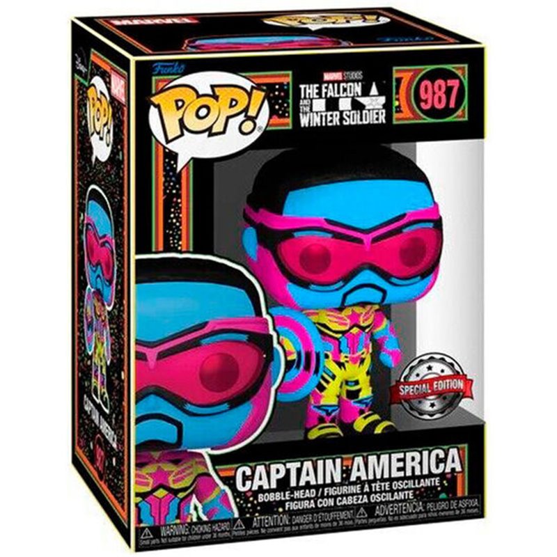 FIGURA POP MARVEL FALCON Y EL SOLDADO DE INVIERNO CAPITAN AMERICA EXCLUSIVE