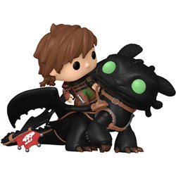 FIGURA POP RIDES DELUXE COMO ENTRENAR A TU DRAGON 2 HICCUP WITH TOOTHLESS