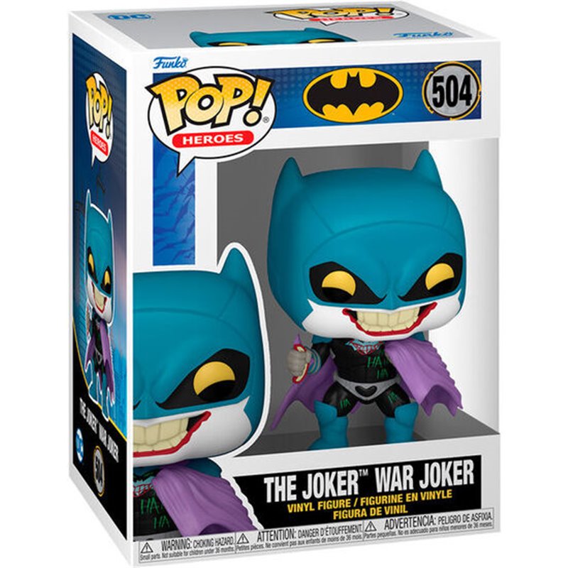 FIGURA POP DC COMICS BATMAN THE JOKER WAR JOKER