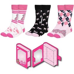 PACK CALCETINES 3 PIEZAS BARBIE