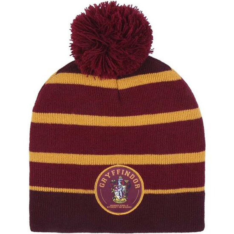 GORRO PUNTO JACQUARD HARRY POTTER GRYFFINDOR RED