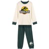 PIJAMA LARGO SINGLE JERSEY JURASSIC PARK BEIGE