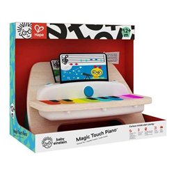 PIANO MAGIC TOUCH MADERA BABY EINSTEIN CON TECNOLOGIA TACTIL INCLUYE TRES HOJAS DE MUSICA 22,9X30,5X12,7CM