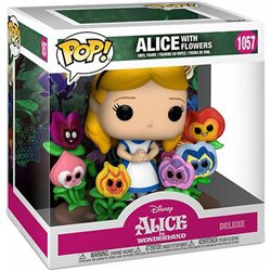 FIGURA POP DISNEY ALICIA EN EL PAIS DE LAS MARAVILLAS 70TH ALICE WITH FLOWERS