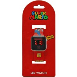 RELOJ SUPER MARIO BROS LED