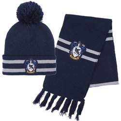 CONJUNTO 2 PIEZAS BUFANDA HARRY POTTER RAVENCLAW DARK BLUE