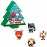 ARBOL CON 4 FIGURAS POCKET POP DC COMICS HAPPY HOLIDAYS