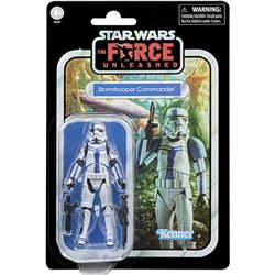 FIGURA STORMTROOPER COMMANDER THE FORCE UNLEASHED STAR WARS 9,5CM