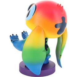 CABLE GUY SOPORTE SUJECION FIGURA RAINBOW STITCH DISNEY 20CM