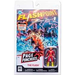 FIGURA THE FLASH + COMIC FLASHPOINT DC COMICS 7CM