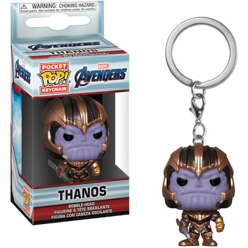 LLAVERO POCKET POP MARVEL AVENGERS ENDGAME THANOS - Teknashop Ltd