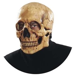 FULL SKULL LATEX MASK ONE SIZE