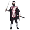 DISFRAZ NINJA DRAGON ARMADURA CON CAPA, CAMISETA, PANTALÓN, CINTURÓN Y VERDUGO TALLA 5-6 Y