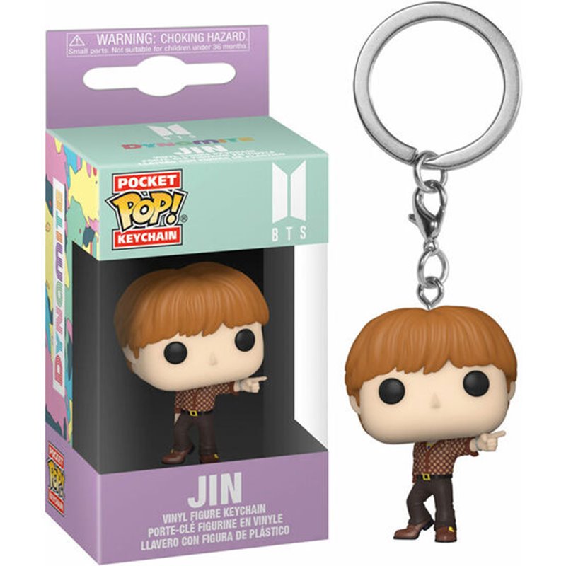 LLAVERO POCKET POP BTS DYNAMITE JIN