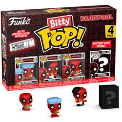 BLISTER 4 FIGURAS BITTY POP MARVEL DEADPOOL BATHTIME