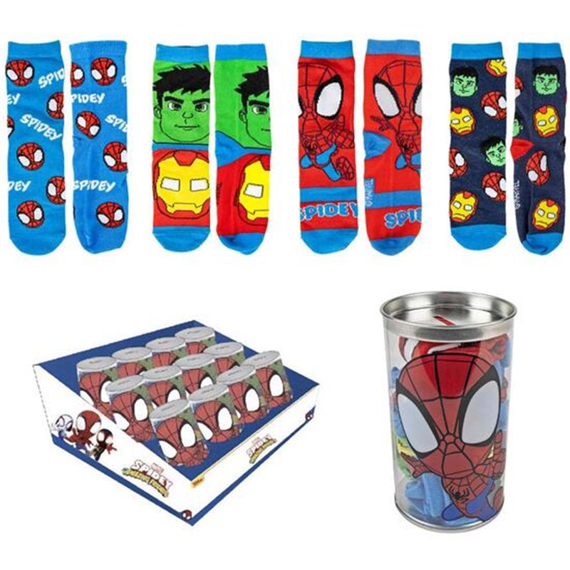 PACK CALCETINES 4 PIEZAS SPIDEY - Teknashop Ltd