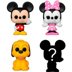 BLISTER 4 FIGURAS BITTY POP DISNEY MICKEY