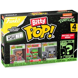 BLISTER 4 FIGURAS BITTY POP TORTUGAS NINJA SPLINTER