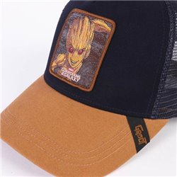 GORRA VISERA CURVA GUARDIANS OF THE GALAXY GROOT BLACK - Teknashop Ltd