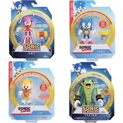 PACK 6 FIGURAS SERIE 10 SONIC THE HEDGEHOG 10CM SURTIDO