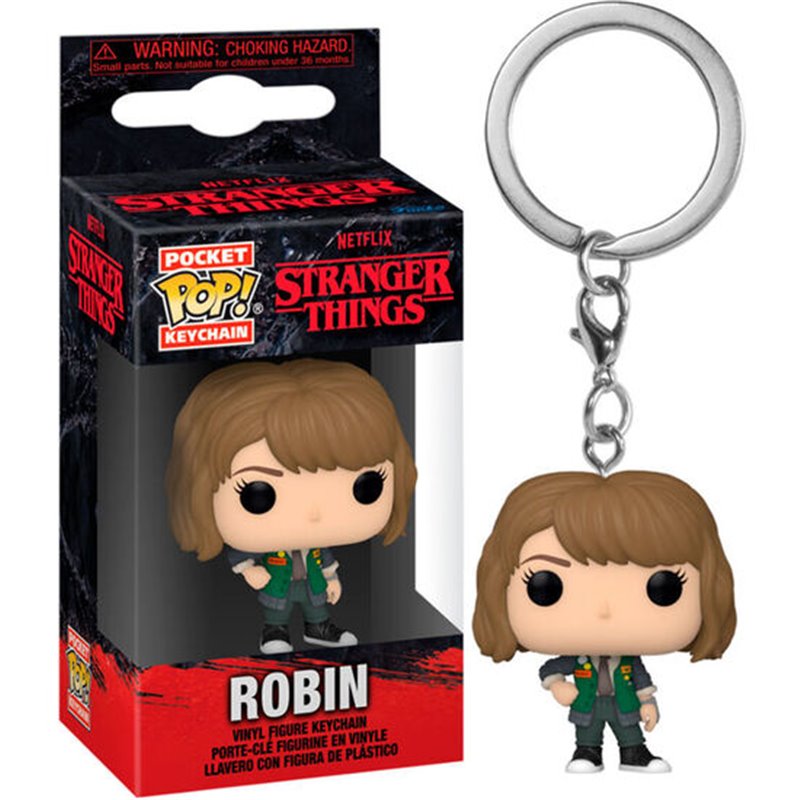 LLAVERO POCKET POP STRANGER THINGS ROBIN