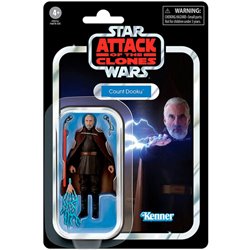 FIGURA COUNT DOOKU ATTACK OF THE CLONES STAR WARS 9,5CM