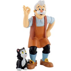 FIGURA GEPETTO PINOCHO DISNEY 7CM