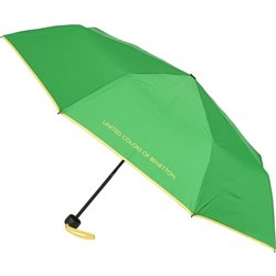 PARAGUAS PLEGABLE MANUAL 54 CM UCB BENETTON GREEN