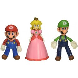 BLISTER 3 FIGURAS SUPER MARIO BROS 10CM