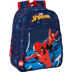 MOCHILA INFANTIL ADAPT.CARRO SPIDER-MAN "NEON"