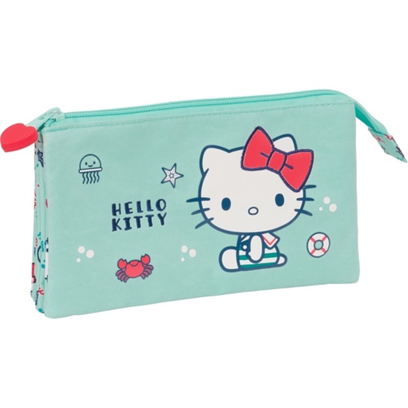 PORTATODO TRIPLE HELLO KITTY "SEA LOVERS"