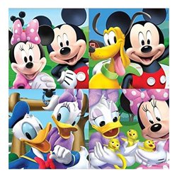 MALETIN CON 4 PUZZLES MICKEY MOUSE "ONLY ONE"